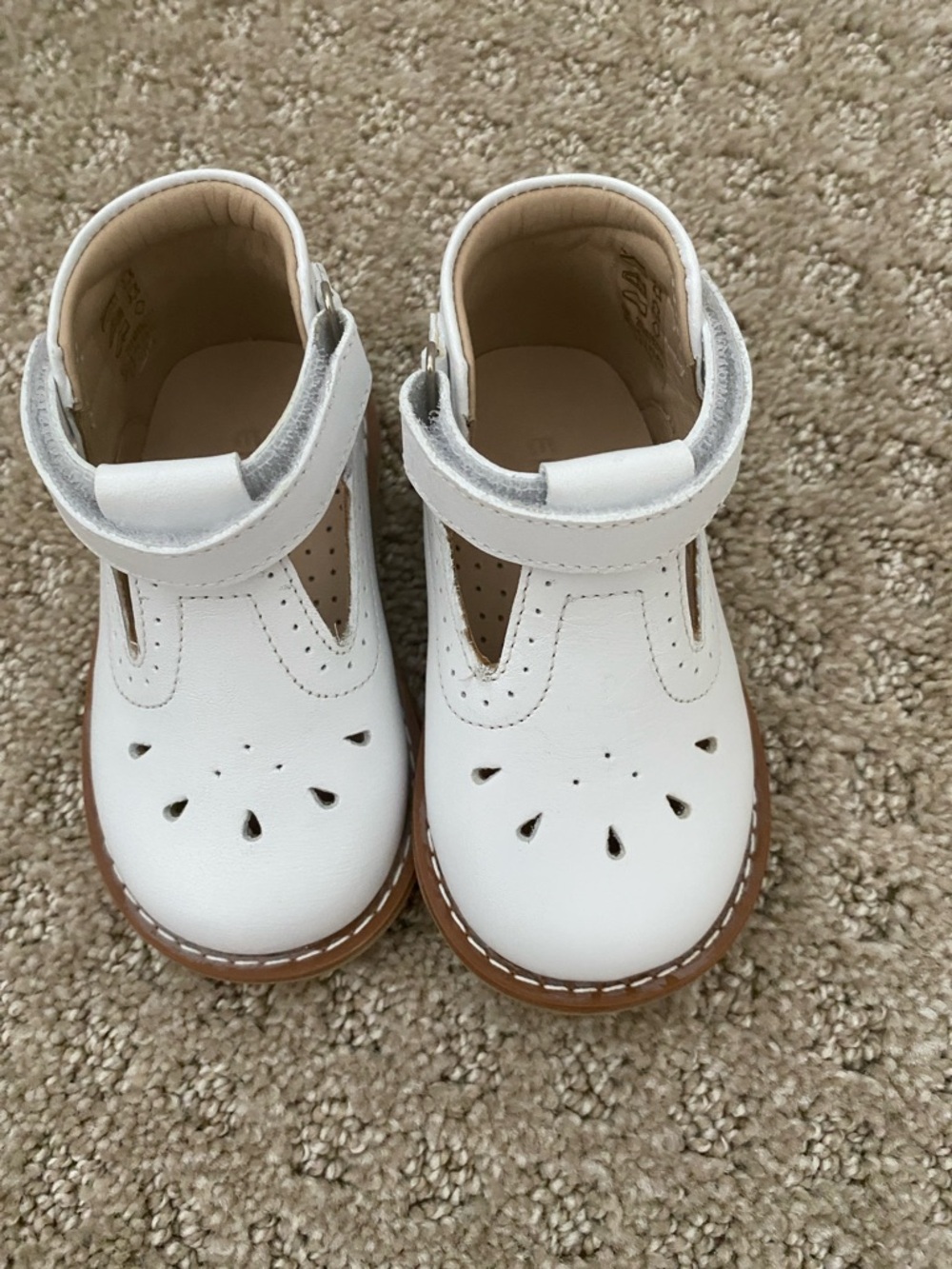 Elephantino White Girls Shoes 5